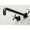 Kingston Brass KS6040BEX Wall Mount Tub Faucet, Matte Black KS6040BEX - alternate 2